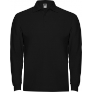 Estrella koszulka męska polo z długim rękawem 220 g/m², 3xl, czarny
