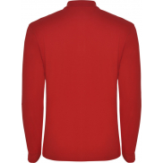 Estrella koszulka męska polo z długim rękawem 220 g/m², l, czerwony