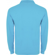 Estrella koszulka męska polo z długim rękawem 220 g/m², s, niebieski