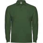 Estrella koszulka męska polo z długim rękawem 220 g/m², xl, zielony