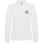Estrella koszulka damska polo z długim rękawem 220 g/m², s, biały