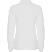 Estrella koszulka damska polo z długim rękawem 220 g/m², m, biały