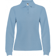 Estrella koszulka damska polo z długim rękawem 220 g/m², 3xl, niebieski