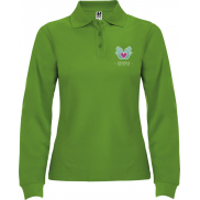 Estrella koszulka damska polo z długim rękawem 220 g/m², m, zielony