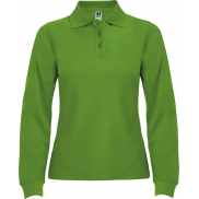 Estrella koszulka damska polo z długim rękawem 220 g/m², 3xl, zielony