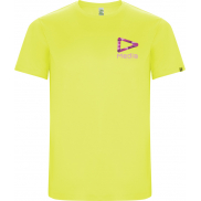 Imola sportowa koszulka męska z krótkim rękawem 135 g/m², m, żółty