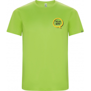Imola sportowa koszulka męska z krótkim rękawem 135 g/m², s, zielony