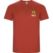 Imola sportowa koszulka męska z krótkim rękawem 135 g/m², xl, czerwony