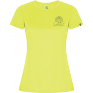 Imola sportowa koszulka damska z krótkim rękawem 135 g/m², xl, żółty