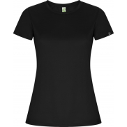 Imola sportowa koszulka damska z krótkim rękawem 135 g/m², xl, czarny