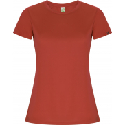 Imola sportowa koszulka damska z krótkim rękawem 135 g/m², 2xl, czerwony