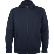 Montblanc bluza unisex z kapturem z suwakiem na całej długości 280 g/m², 2xl, niebieski