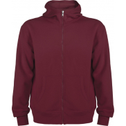 Montblanc bluza unisex z kapturem z suwakiem na całej długości 280 g/m², xs, fioletowy