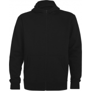 Montblanc bluza unisex z kapturem z suwakiem na całej długości 280 g/m², xl, czarny