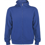 Montblanc bluza unisex z kapturem z suwakiem na całej długości 280 g/m², s, niebieski