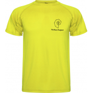 Montecarlo sportowa koszulka męska z krótkim rękawem 150 g/m², xl, żółty