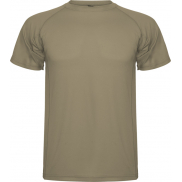 Montecarlo sportowa koszulka męska z krótkim rękawem 150 g/m², xl, brazowy