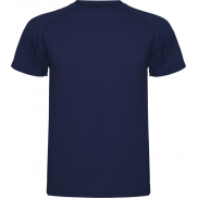 Montecarlo sportowa koszulka męska z krótkim rękawem 150 g/m², l, niebieski