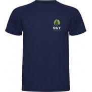 Montecarlo sportowa koszulka męska z krótkim rękawem 150 g/m², 2xl, niebieski