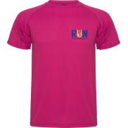Montecarlo sportowa koszulka męska z krótkim rękawem 150 g/m², 2xl, różowy