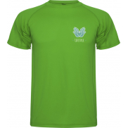 Montecarlo sportowa koszulka męska z krótkim rękawem 150 g/m², l, zielony