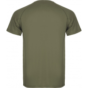 Montecarlo sportowa koszulka męska z krótkim rękawem 150 g/m², l, zielony