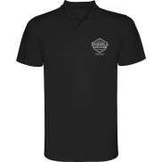 Monzha sportowa koszulka męska polo z krótkim rękawem 150 g/m², 3xl, czarny