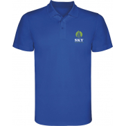 Monzha sportowa koszulka męska polo z krótkim rękawem 150 g/m², 2xl, niebieski