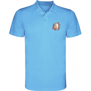 Monzha sportowa koszulka męska polo z krótkim rękawem 150 g/m², l, niebieski