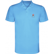 Monzha sportowa koszulka dziecięca polo z krótkim rękawem 150 g/m², 12, niebieski