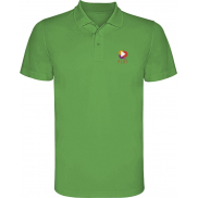 Monzha sportowa koszulka dziecięca polo z krótkim rękawem 150 g/m², 8, zielony