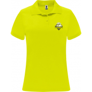 Monzha sportowa koszulka damska polo z krótkim rękawem 150 g/m², 2xl, żółty