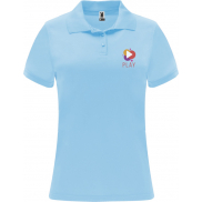 Monzha sportowa koszulka damska polo z krótkim rękawem 150 g/m², m, niebieski