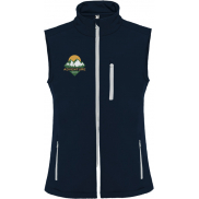Nevada kamizelka unisex typu softshell, 3xl, niebieski