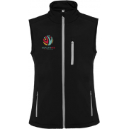Nevada kamizelka unisex typu softshell, l, czarny