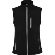 Nevada kamizelka unisex typu softshell, xl, czarny
