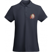 Prince polo damska z krótkim rękawem 210 g/m², 2xl, niebieski
