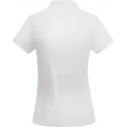 Prince polo damska z krótkim rękawem 210 g/m², l, biały