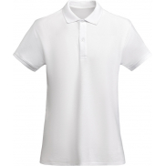 Prince polo damska z krótkim rękawem 210 g/m², xl, biały