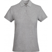 Prince polo damska z krótkim rękawem 210 g/m², s, szary