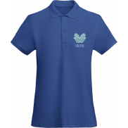 Prince polo damska z krótkim rękawem 210 g/m², s, niebieski