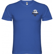Samoyedo koszulka męska z krótkim rękawem i dekoltem w serek 155 g/m², 3xl, niebieski