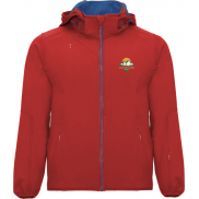 Siberia kurtka unisex typu softshell, m, czerwony