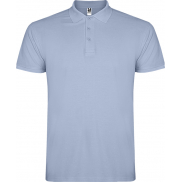 Star koszulka męska polo z krótkim rękawem 200 g/m², 2xl, niebieski