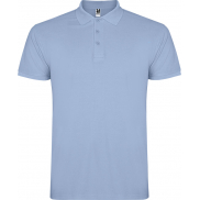 Star koszulka męska polo z krótkim rękawem 200 g/m², s, niebieski