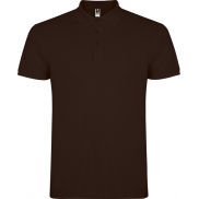 Star koszulka męska polo z krótkim rękawem 200 g/m², l, brazowy