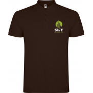 Star koszulka męska polo z krótkim rękawem 200 g/m², xl, brazowy