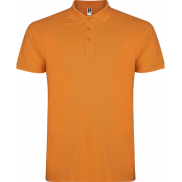 Star koszulka męska polo z krótkim rękawem 200 g/m², xl, pomarańczowy