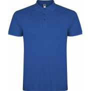 Star koszulka męska polo z krótkim rękawem 200 g/m², m, niebieski