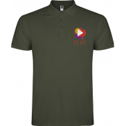 Star koszulka męska polo z krótkim rękawem 200 g/m², xs, zielony